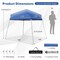 Costway 10x10ft Patio Outdoor Instant Pop-up Canopy Slanted Leg UPF50+ Sun Shelter